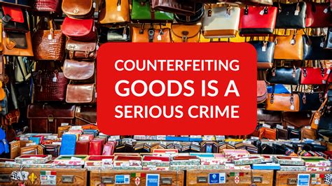 selling counterfeit goods illegal